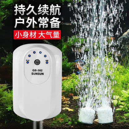 QB系列 氧氣泵+圓柱形氣盤石/細化器套餐