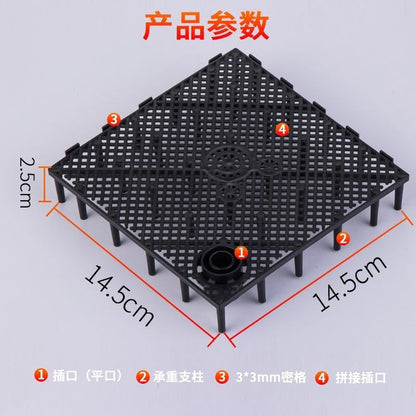 魚缸塑膠底濾板，水族箱濾材墊