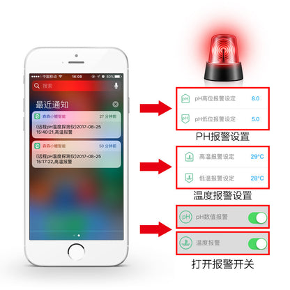 智能 Ph值水溫監測儀