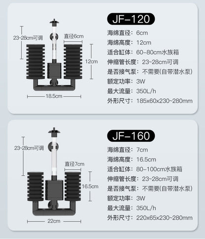 JF 系列水族箱增氧濾水器