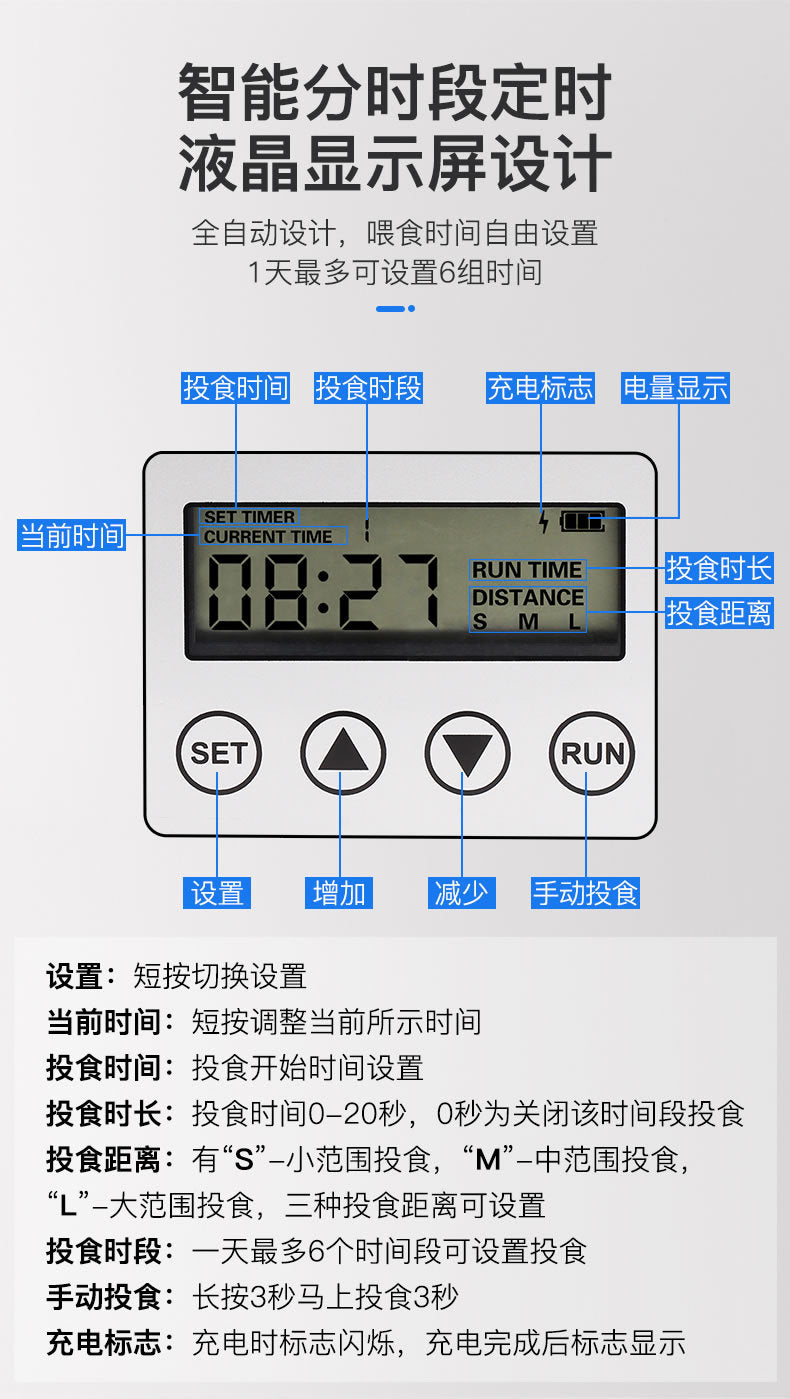 CFF-206 太陽能自動餵食器