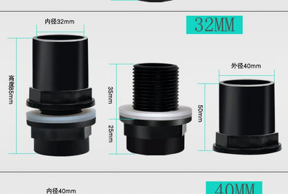 魚缸上下水接頭