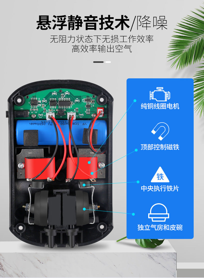 QB系列 氧氣泵+圓柱形氣盤石/細化器套餐