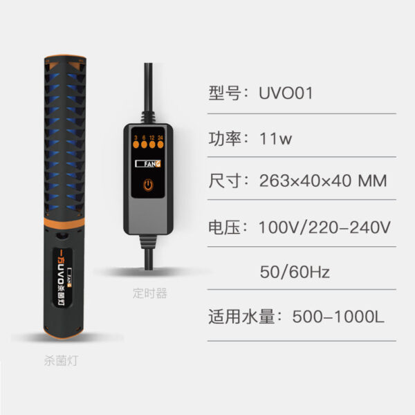UV紫外線殺菌燈 三合一魚池除藻燈：圖片 2