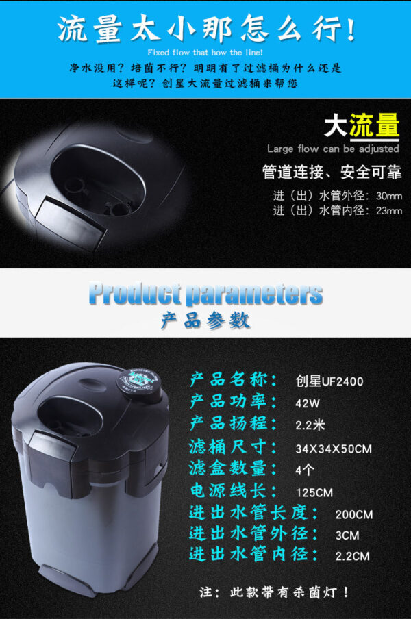 UF-2400 外置式濾水桶（帶殺菌燈）：圖片 8