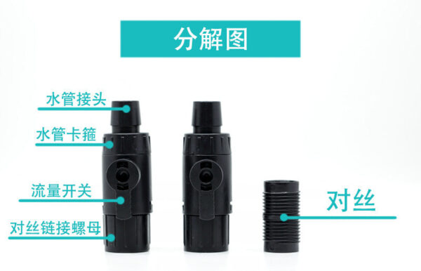 水族過濾器水管快速分離接頭：圖片 7