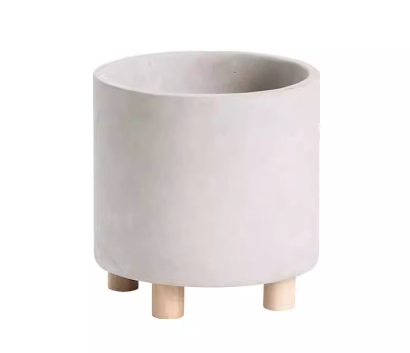 北歐風格創意水泥圓形花盆 Creative Cement Round Flower Pot