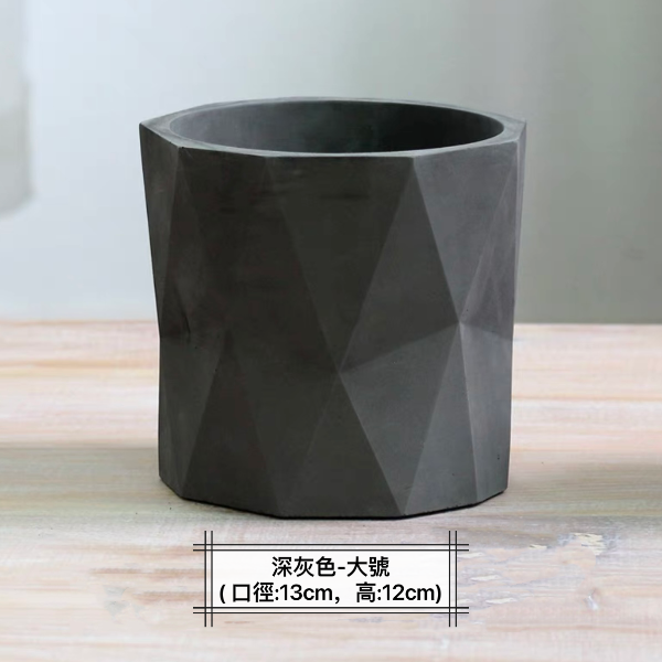 鑽石紋簡約花盆 Diamond Pattern Simple Flower Pot:圖片 7