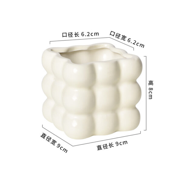 奶油系高質感陶瓷花盆｜ Cream Glazed Ceramic Flowerpot – Nordic Home Vibe：圖片 33