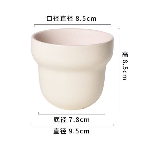 奶油系高質感陶瓷花盆｜ Cream Glazed Ceramic Flowerpot – Nordic Home Vibe：圖片 22