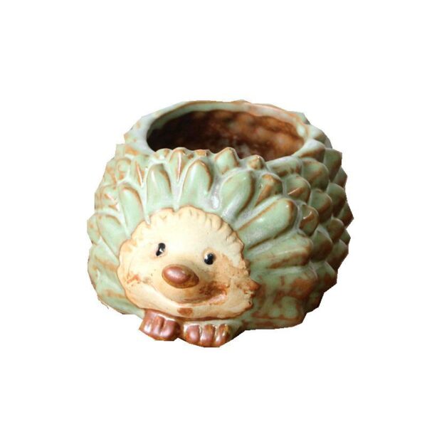 窯變動物花器|Handcrafted Kiln Glaze Animal Pot